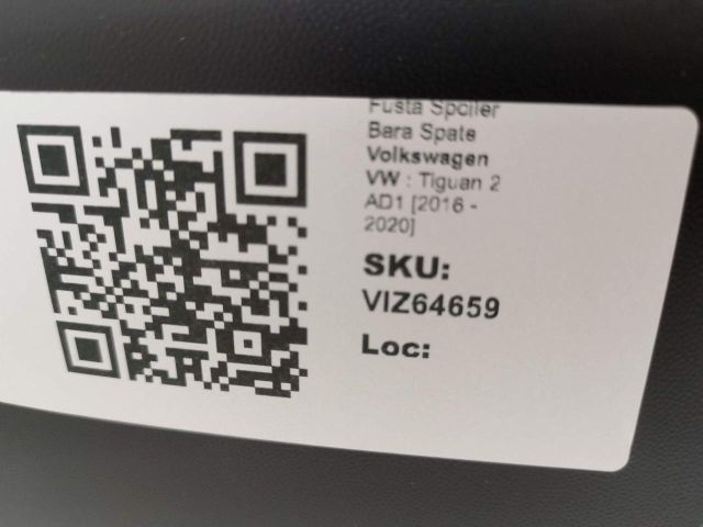 bontott VW TIGUAN Hátsó Lökhárító Alsó (Műanyag)