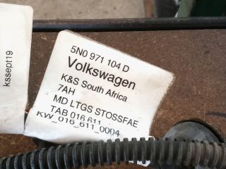 bontott VW TIGUAN Hátsó Tolatóradar Kábelköteg