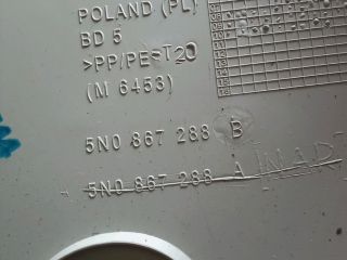 bontott VW TIGUAN Jobb C Oszlop Burkolat