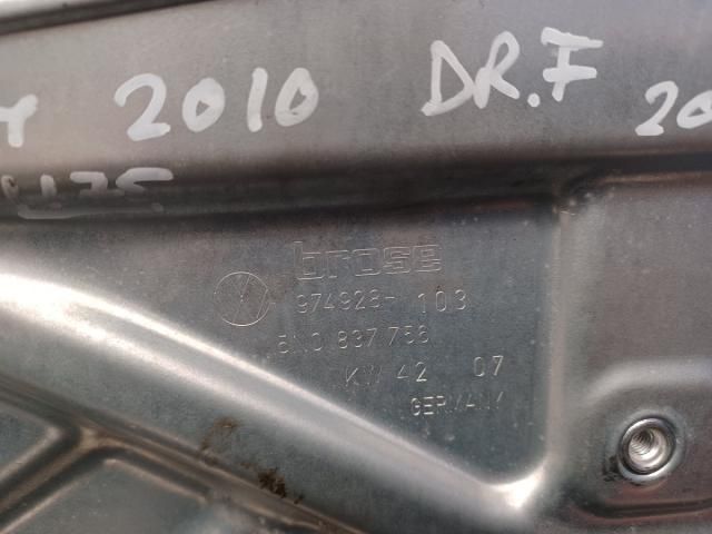 bontott VW TIGUAN Jobb első Ablakemelő Szerkezet (Elektromos)