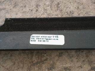 bontott VW TIGUAN Jobb első Vízlehúzó Gumicsík