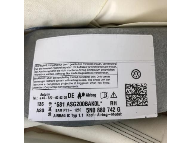 bontott VW TIGUAN Jobb Fejlégzsák