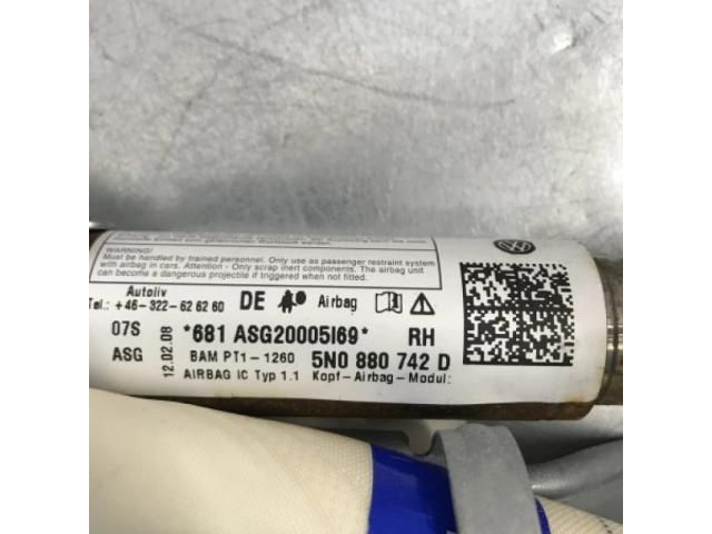 bontott VW TIGUAN Jobb Fejlégzsák