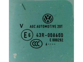 bontott VW TIGUAN Jobb hátsó Ablak