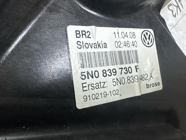 bontott VW TIGUAN Jobb hátsó Ablakemelő Szerkezet (Elektromos)