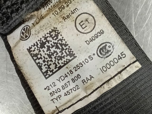 bontott VW TIGUAN Jobb hátsó Biztonsági Öv