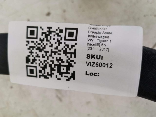 bontott VW TIGUAN Jobb hátsó Sárvédő Díszléc