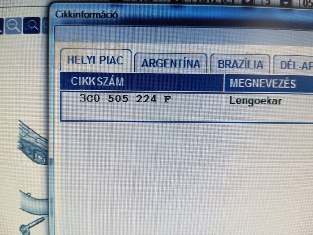 bontott VW TIGUAN Jobb hátsó Tengelycsonk