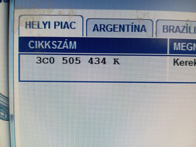 bontott VW TIGUAN Jobb hátsó Tengelycsonk