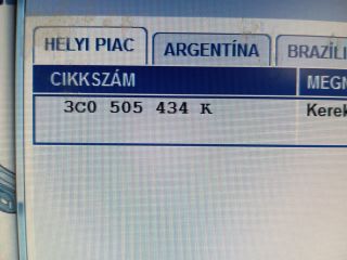 bontott VW TIGUAN Jobb hátsó Tengelycsonk