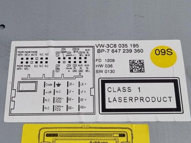 bontott VW TIGUAN Navigációs Fejegység