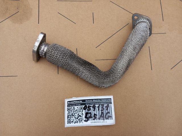 bontott VW TOUAREG EGR Hűtő Cső