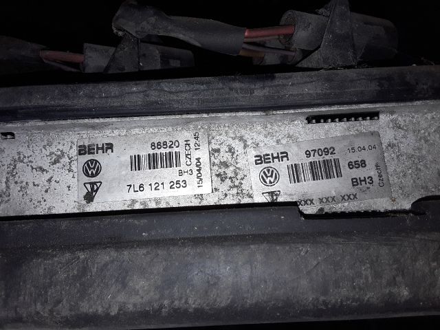 bontott VW TOUAREG Hűtő Ventilátor(ok), Radiátor(ok) Szett