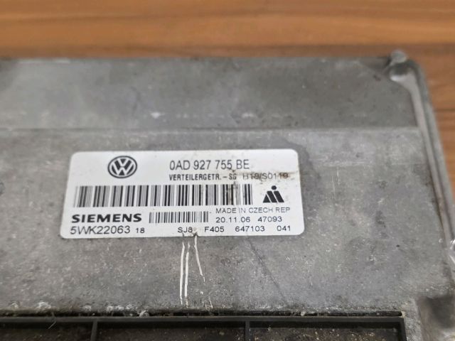 bontott VW TOUAREG Osztómű Vezérlő Modul