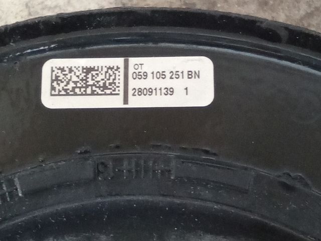 bontott VW TOUAREG Főtengely Szíjtárcsa