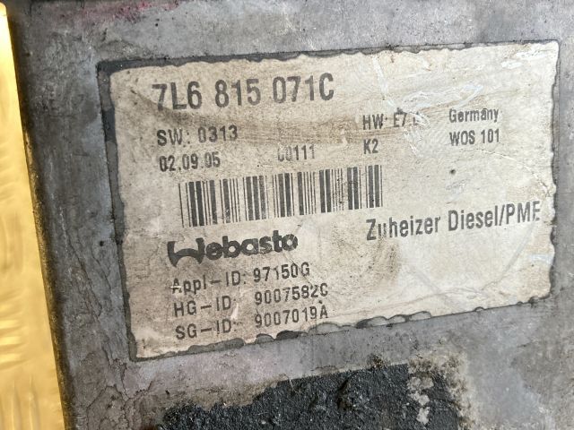 bontott VW TOUAREG Állófűtés (Részeivel)