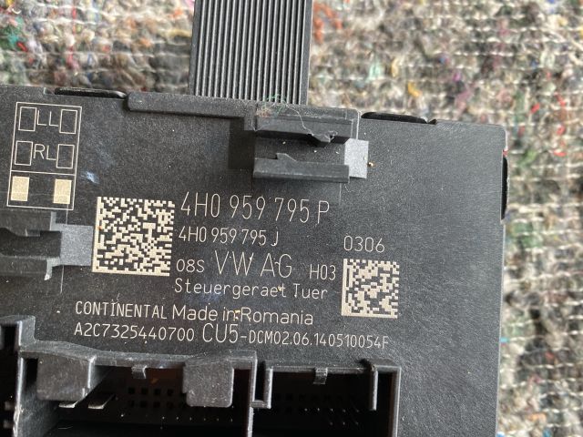 bontott VW TOUAREG Bal hátsó Ajtó Vezérlőegység