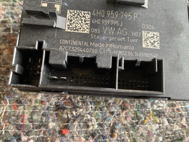 bontott VW TOUAREG Bal hátsó Ajtó Vezérlőegység