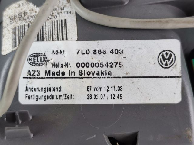 bontott VW TOUAREG Beltér Világítás Első