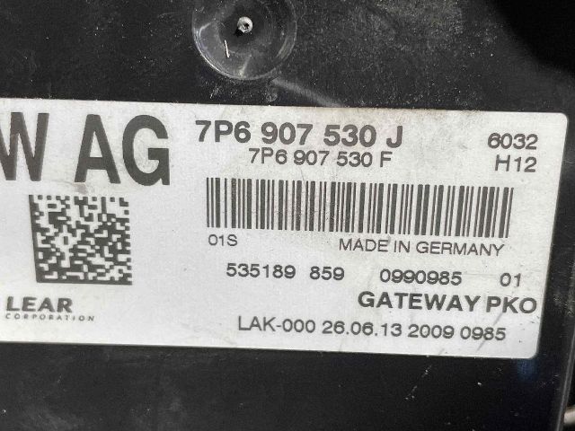 bontott VW TOUAREG Gateway Elektronika