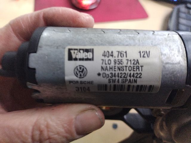 bontott VW TOUAREG Hátsó Ablaktörlő Motor