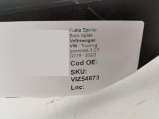 bontott VW TOUAREG Hátsó Lökhárító Alsó (Műanyag)