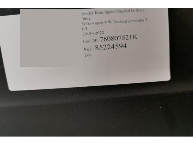 bontott VW TOUAREG Hátsó Lökhárító Légterelő