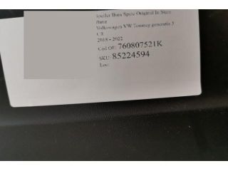 bontott VW TOUAREG Hátsó Lökhárító Légterelő