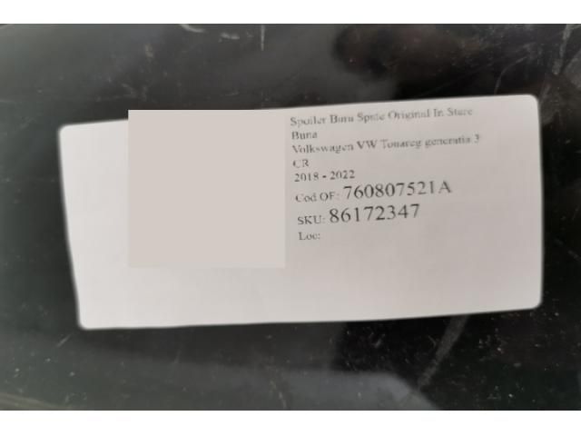 bontott VW TOUAREG Hátsó Lökhárító Légterelő