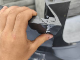 bontott VW TOUAREG Hátsó Lökhárító (Üresen)