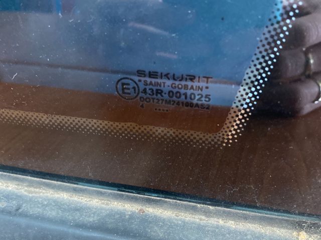 bontott VW TOUAREG Jobb C Oszlop Oldalablak Üveg