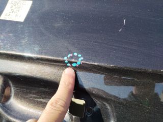 bontott VW TOUAREG Jobb első Ajtó (Üres lemez)