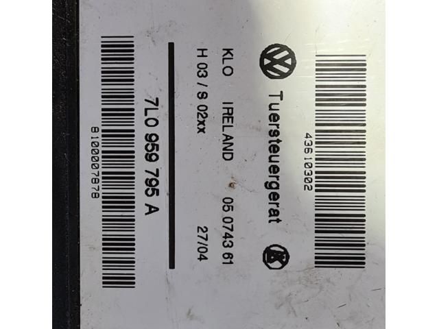 bontott VW TOUAREG Jobb hátsó Ablakemelő Szerkezet (Elektromos)