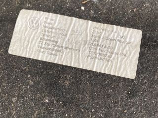 bontott VW TOUAREG Motorháztető Szigetelés