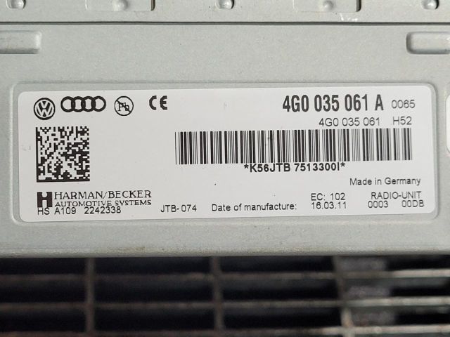 bontott VW TOUAREG Navigációs Fejegység