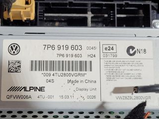 bontott VW TOUAREG Navigációs Fejegység