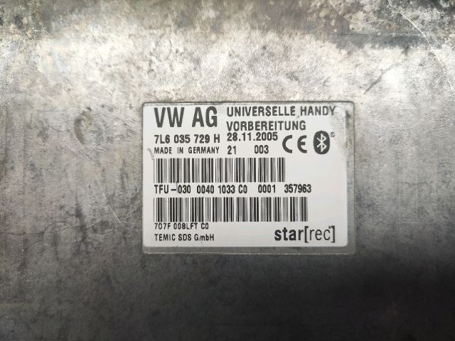 bontott VW TOUAREG Telefon Elektronika