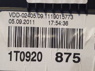 bontott VW TOURAN Kilométeróra