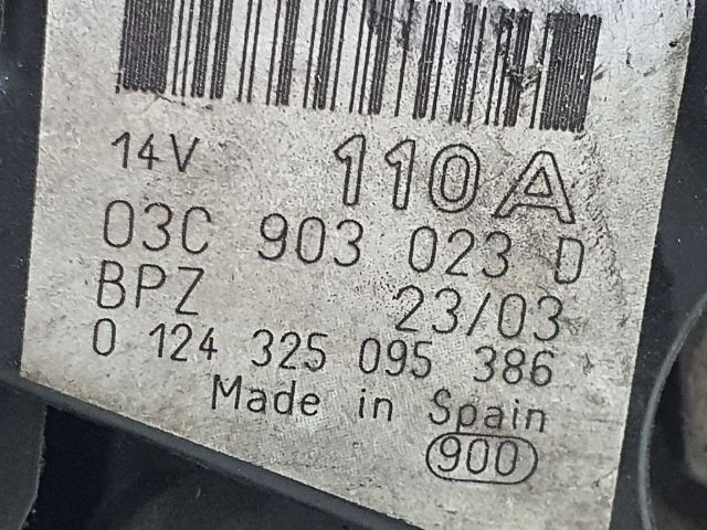 bontott VW TOURAN Generátor