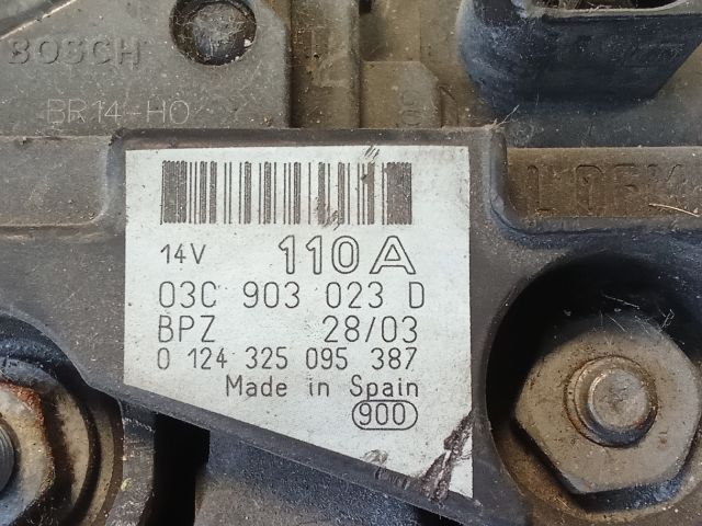 bontott VW TOURAN Generátor