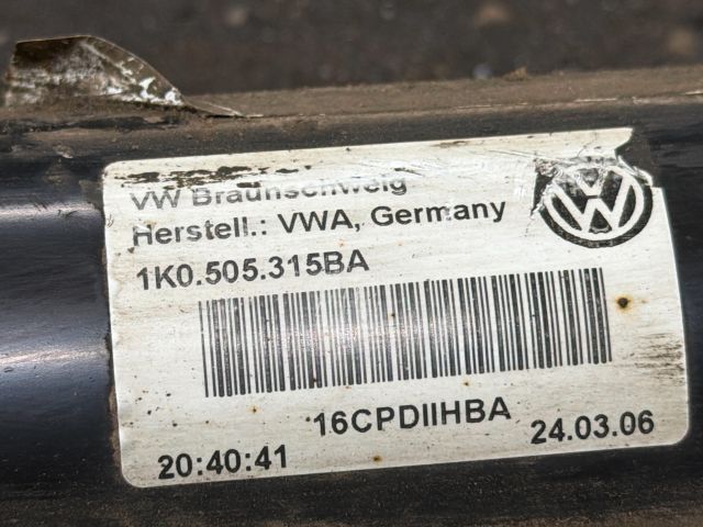 bontott VW TOURAN Hátsó Híd (Tárcsafékes)