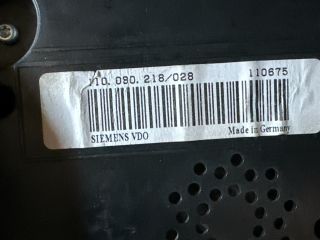 bontott VW TOURAN Kilométeróra