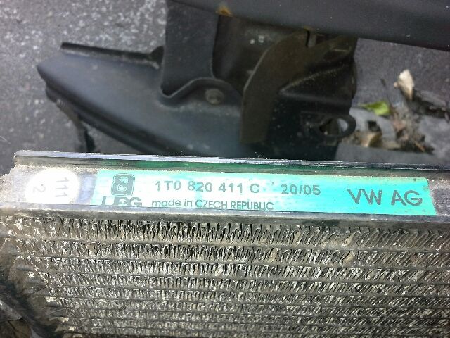 bontott VW TOURAN Klímahűtő Radiátor