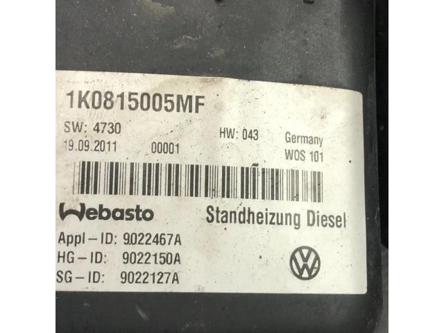 bontott VW TOURAN Állófűtés (Részeivel)