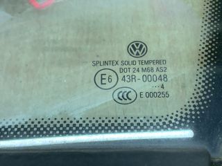 bontott VW TOURAN Bal A Oszlop Oldalablak Üveg