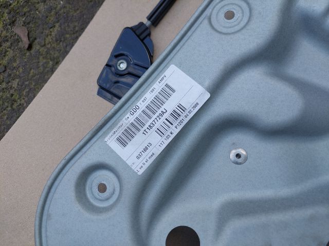 bontott VW TOURAN Bal első Ablakemelő Szerkezet (Elektromos)