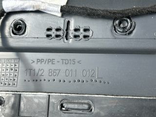 bontott VW TOURAN Bal első Ajtó Kárpit