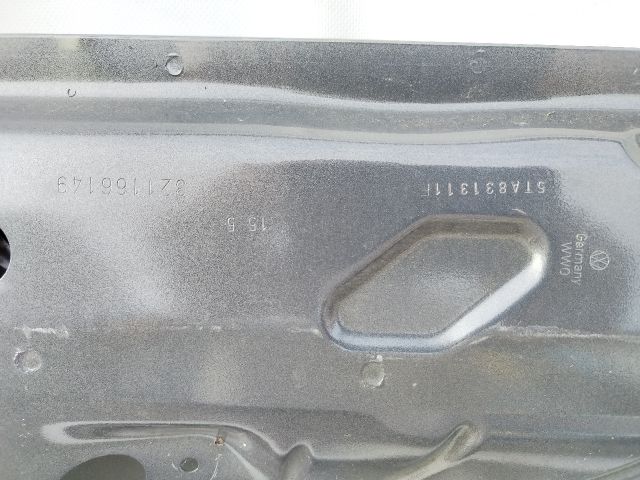 bontott VW TOURAN Bal első Ajtó (Üres lemez)