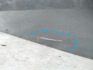 bontott VW TOURAN Bal első Ajtó (Üres lemez)