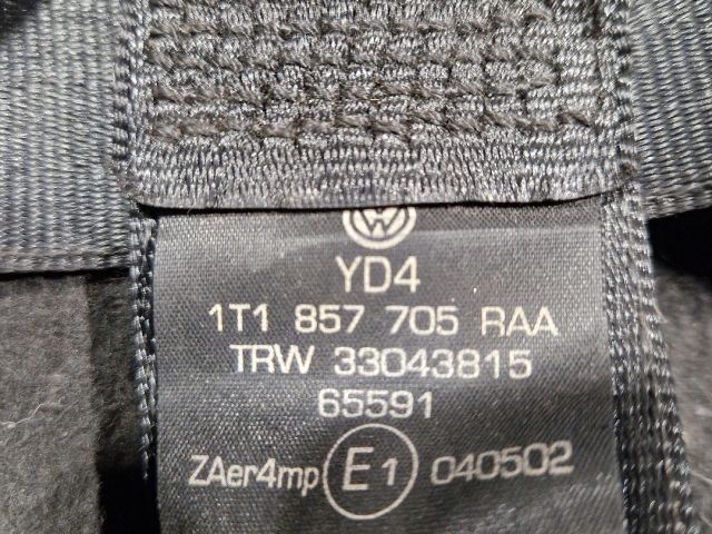 bontott VW TOURAN Bal első Biztonsági Öv